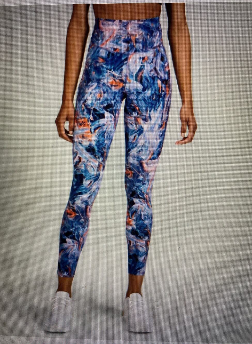 Lululemon Base Pace High-Rise Running Tight 25" Atmospheric Purple Multi Size 2